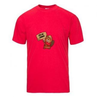 T-shirt rouge pour homme « fête du Canada »