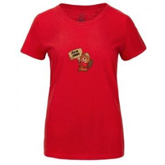 T-shirt rouge pour femme « fête du Canada »